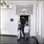 School Flag and Crest, Berkeley Preparatory School, Tampa, Florida by Skip Gandy