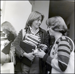 Students Laughing in Hallway, Berkeley Preparatory School, Tampa, Florida by Skip Gandy