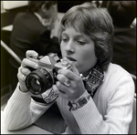 Student Holding Camera, Berkeley Preparatory School, Tampa, Florida, A by Skip Gandy