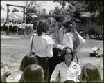 Four Girls Read and Gossip Outside, Berkeley Preparatory School, Tampa, Florida, A by Skip Gandy