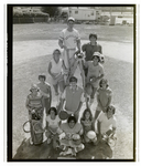 Student Athletes Pose for a Group Portrait, Berkeley Preparatory School, Tampa, Florida, C by Skip Gandy