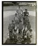 Student Athletes Pose for a Group Portrait, Berkeley Preparatory School, Tampa, Florida, E by Skip Gandy