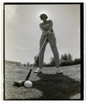 A Golfer Lines up Their Next Swing, Berkeley Preparatory School, Tampa, Florida, B by Skip Gandy