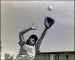 A Softball Player Reaches up to Catch the Ball, Berkeley Preparatory School, Tampa, Florida, B by Skip Gandy