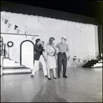 Three Actors Perform Midstage, Berkeley Preparatory School, Tampa, Florida by Skip Gandy