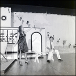 Two Actors Share an Intimate Scene Onstage at Berkeley Preparatory School in Tampa, Florida, C by Skip Gandy