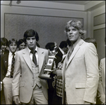 Two Athletes Receive a Trophy for Varsity Baseball at Berkeley Preparatory School in Tampa, Florida by Skip Gandy