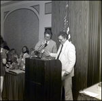 Two Men Shake Hands During an Awards Ceremony at Berkeley Preparatory School in Tampa, Florida, B by Skip Gandy