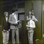 Three Boys Stand Front and Center to Receive Trophies at Berkeley Preparatory School in Tampa, Florida by Skip Gandy