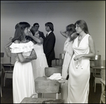 The Graduating Class Chats in a Classroom Prior to Commencement at Berkeley Preparatory School in Tampa, Florida, B by Skip Gandy