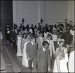 The Graduating Class Lines up to Walk During Commencement at Berkeley Preparatory School in Tampa, Florida by Skip Gandy