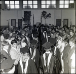 The Graduating Class Approaches the Stage for the June Commencement Ceremony at Berkeley Preparatory School in Tampa, Florida by Skip Gandy