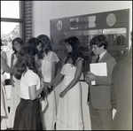 Graduating Students Line up After the June Commencement at Berkeley Preparatory School in Tampa, Florida, I by Skip Gandy