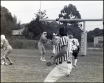 A Football Player Tosses the Ball During a Game at Berkeley Preparatory School in Tampa, Florida by Skip Gandy