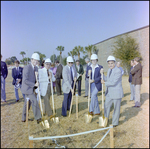 School Administrators Host a Groundbreaking Ceremony at Berkeley Preparatory School in Tampa, Florida, G by Skip Gandy