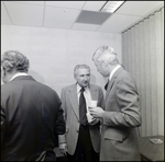 School Administrators Mingle During an Event at Berkeley Preparatory School in Tampa, Florida, B by Skip Gandy