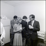 School Administrators Mingle During an Event at Berkeley Preparatory School in Tampa, Florida, F by Skip Gandy