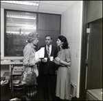 School Administrators Mingle During an Event at Berkeley Preparatory School in Tampa, Florida, G by Skip Gandy