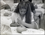 A Girl Crafts a Piece of Pottery at Berkeley Preparatory School in Tampa, Florida by Skip Gandy