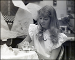 A Girl Fiddles With a Small Project in Art Class at Berkeley Preparatory School in Tampa, Florida by Skip Gandy