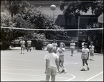 Children Toss Around a Volleyball at Berkeley Preparatory School in Tampa, Florida, B by Skip Gandy