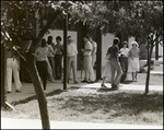 Students Mingle With Refreshments at Berkeley Preparatory School in Tampa, Florida, A by Skip Gandy