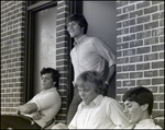 Four Boys Smile Conspiratorially at Berkeley Preparatory School in Tampa, Florida by Skip Gandy