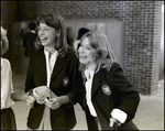 Two Girls Laugh Jovially at Berkeley Preparatory School in Tampa, Florida by Skip Gandy