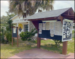 A Community Bulletin Board Outside Beverly Hills Friendship Club in Beverly Hills, Florida, A