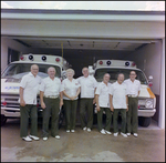 Volunteer First Responders Pose With Ambulances in Beverly Hills, Florida, I by Skip Gandy