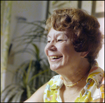 Portrait of Woman Smiling While Playing Cards in Beverly Hills, Florida, B by Skip Gandy