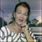 Portrait of Woman Smiling Thoughtfully in Beverly Hills, Florida, B by Skip Gandy