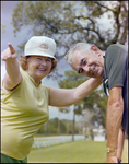 Couple Plays Golf Together in Beverly Hills, Florida, H by Skip Gandy