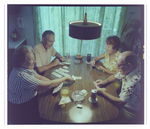 Two Couples Play Cards Together in Beverly Hills, Florida, B by Skip Gandy