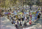 Women Line up With Floral Garlands at German American Social Club Festival in Beverly Hills, Florida by Skip Gandy