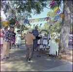 Woman Dresses As a Bride at German American Social Club Festival in Beverly Hills, Florida, A by Skip Gandy