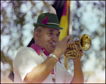 Man Plays Trumpet at German American Social Club Festival in Beverly Hills, Florida, A by Skip Gandy