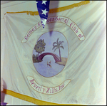 German American Social Club of Beverly Hills, Inc. Flag in Beverly Hills, Florida by Skip Gandy