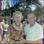 Couple Smiles While Embracing at German American Social Club Festival in Beverly Hills, Florida by Skip Gandy