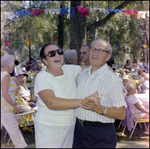 Couple Laughs While Dancing at German American Social Club Festival in Beverly Hills, Florida, C by Skip Gandy