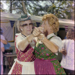 Two Women Dance Together at German American Social Club Festival in Beverly Hills, Florida, B by Skip Gandy