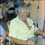 Man Laughs Jovially at German American Social Club Festival in Beverly Hills, Florida by Skip Gandy