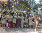 Woman Directs Choir at German American Social Club Festival in Beverly Hills, Florida, C by Skip Gandy