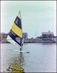 Windsurfer Sails at Burnt Store Marina Seafood Festival in Punta Gorda, Florida, C by Skip Gandy