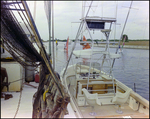 Docked Boat at Burnt Store Marina Seafood Festival in Punta Gorda, Florida by Skip Gandy