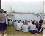 Crowd Watches From Shore at Burnt Store Marina Seafood Festival in Punta Gorda, Florida, C by Skip Gandy