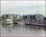 Crowd Watches From Shore at Burnt Store Marina Seafood Festival in Punta Gorda, Florida, D by Skip Gandy