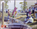 Guest Mingle by Seawall at Burnt Store Marina Seafood Festival in Punta Gorda, Florida, A by Skip Gandy