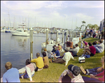 Crowd Watches From Shore at Burnt Store Marina Seafood Festival in Punta Gorda, Florida, F by Skip Gandy