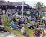 Crowd Watches From Shore at Burnt Store Marina Seafood Festival in Punta Gorda, Florida, G by Skip Gandy